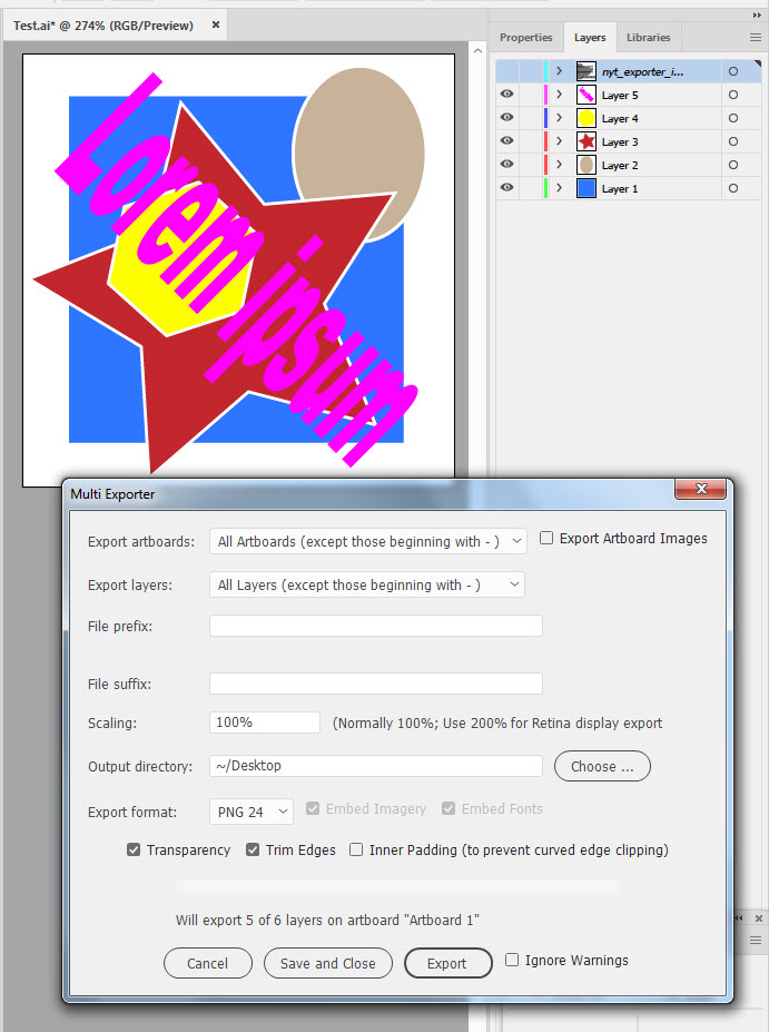 multi exporter script illustrator download